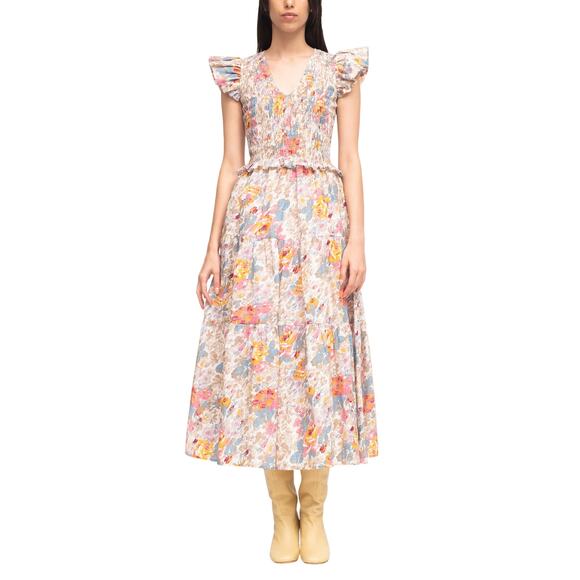 Sea New York 'Ines' Pink Ramie Dress Size 0 - Picture 1 of 5